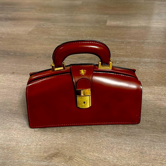 pratesi Handbags - Pratesi Pelletterie Lady Brunelleschi Leather Handbag Shoulder Bag